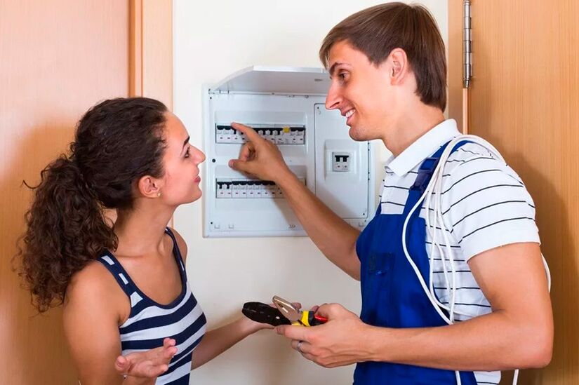 Panne de courant dans l'appartement.